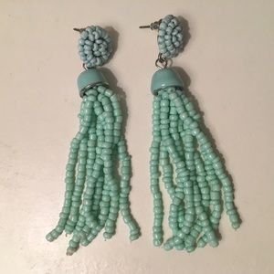 Beaded drop earrings